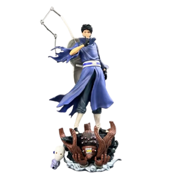 Naruto Uchiha com Jujutsu Kaisen - Escultura de Mesa Gigante de Anime