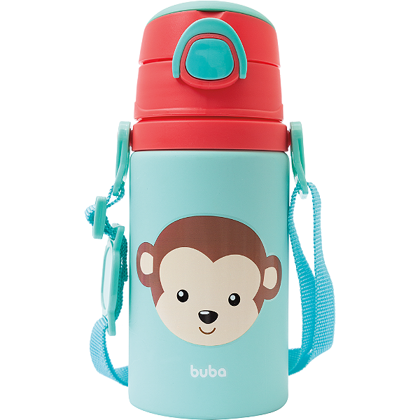 Garrafinha de Aluminio Animal Fun - Macaco