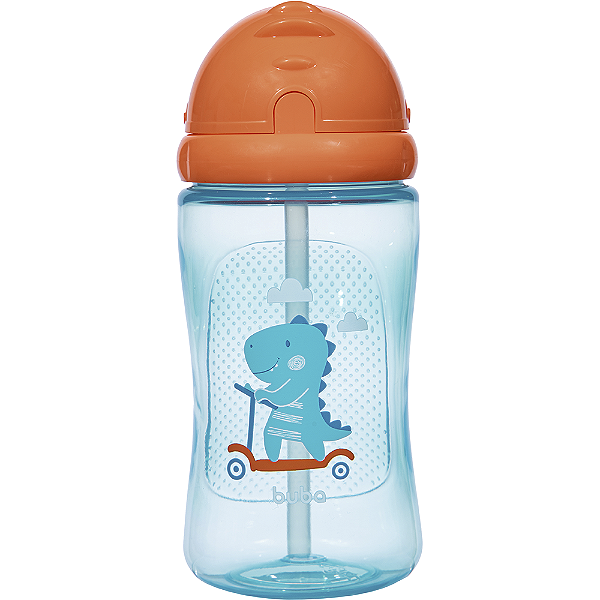 Garrafinha Dino Patinete - Azul