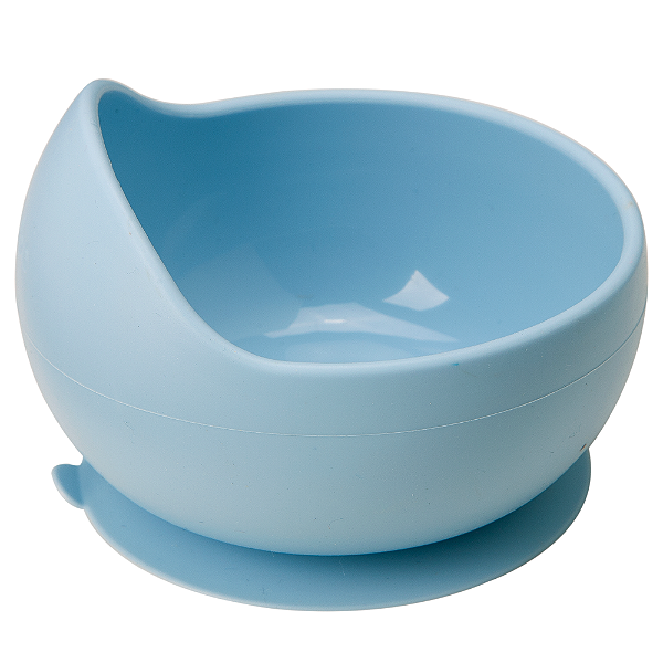 Bowl em Silicone com Ventosa - Azul