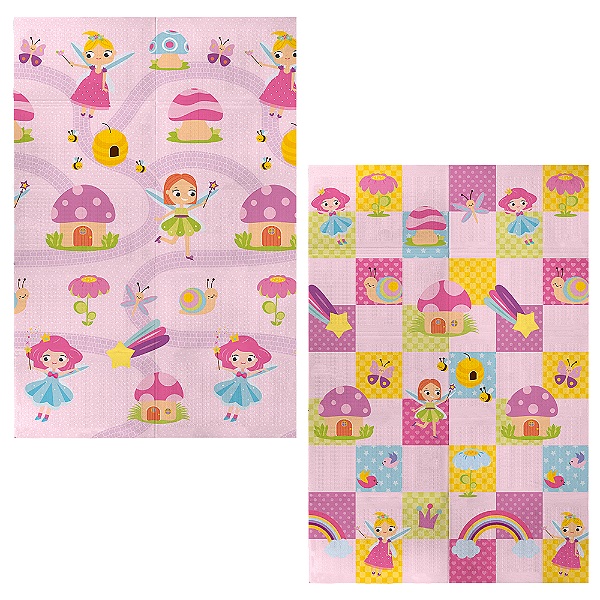 Tapete Dobrável 1,80 x 1,20 metros - Fadinha