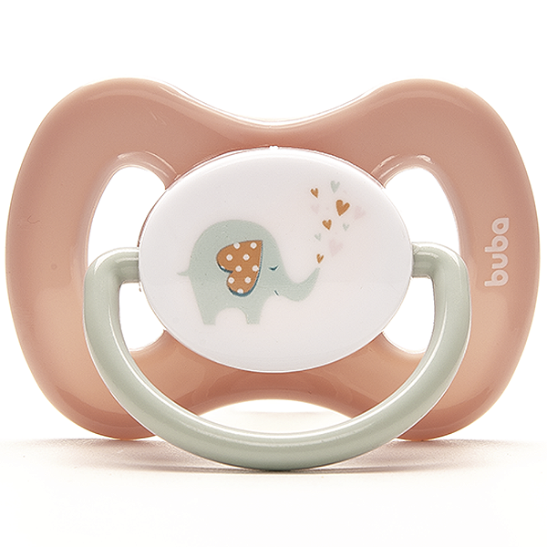 Chupeta Buba comfort Tam.1 Elefantinho - Rosa