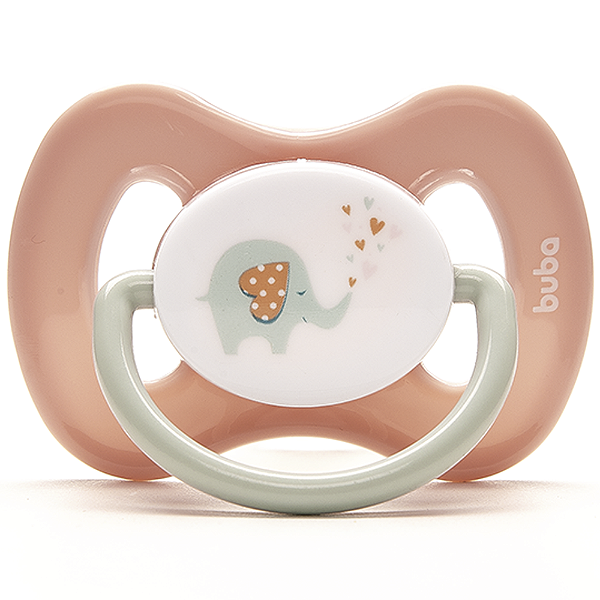 Chupeta Buba comfort Tam.2 Elefantinho - Rosa