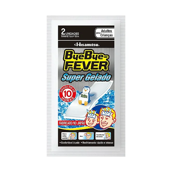 Bye Bye Fever Adultos e Crianças (Alivio de Febre) com 2 unidades