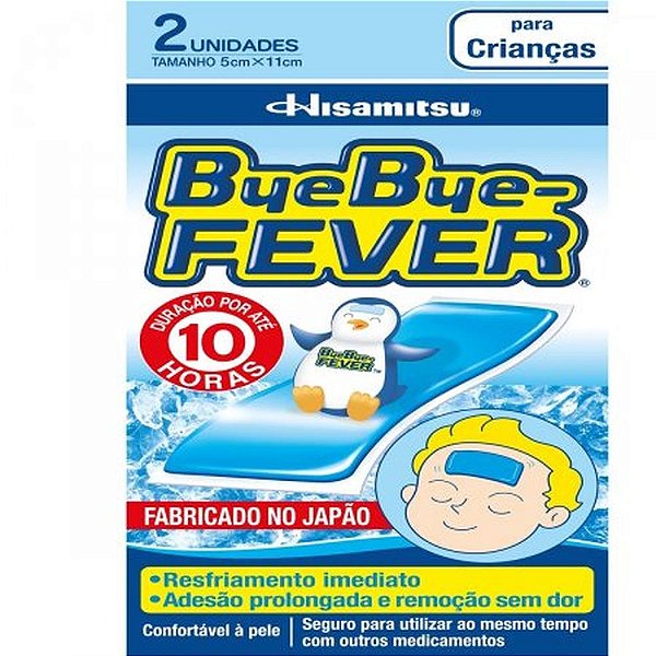 Bye Bye Fever Crianças (Alivio de Febre) com 2 unidades