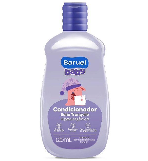 Condicionador Sono Tranquilo, 120ml - Baruel Baby