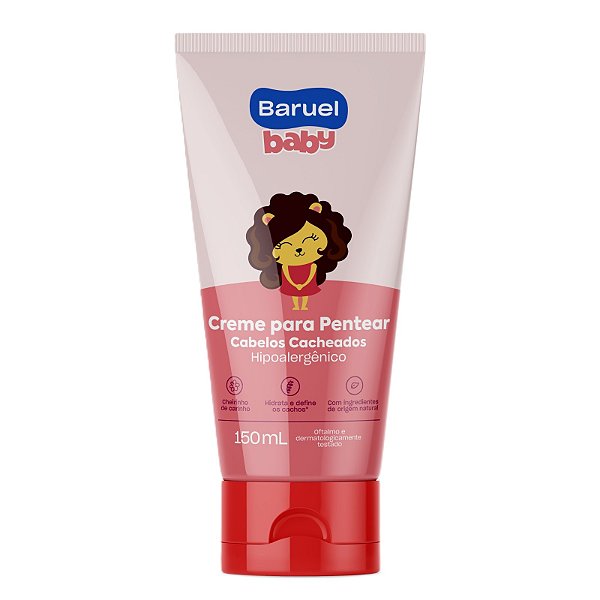 Creme para Pentear Cabelos Cacheados, 150ml - Baruel Baby
