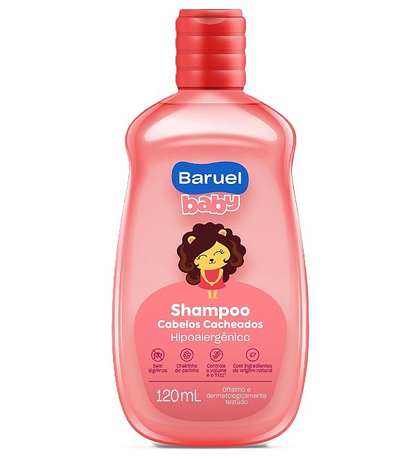 Shampoo Cabelos Cacheados, 120ml - Baruel Baby