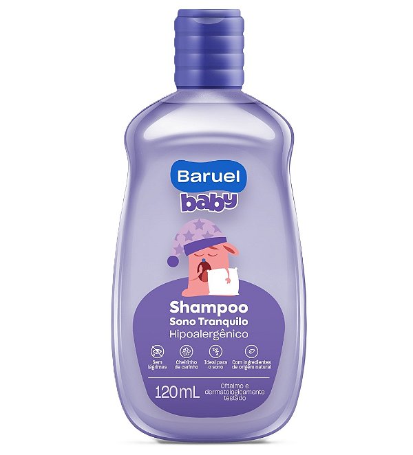Shampoo Sono Tranquilo, 120ml - Baruel Baby