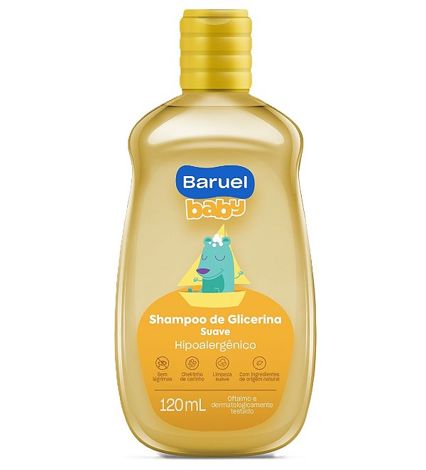 Shampoo Suave, 120ml - Baruel Baby