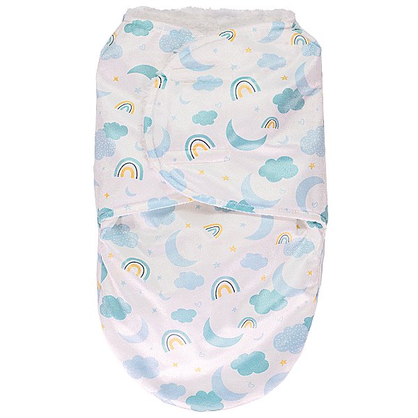 Saco de Dormir Super Soft Estampado, Azul - Buba