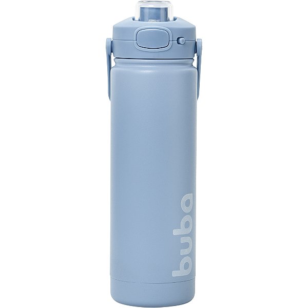 Copo Termico Parede Dupla, 600ml, Azul - Buba