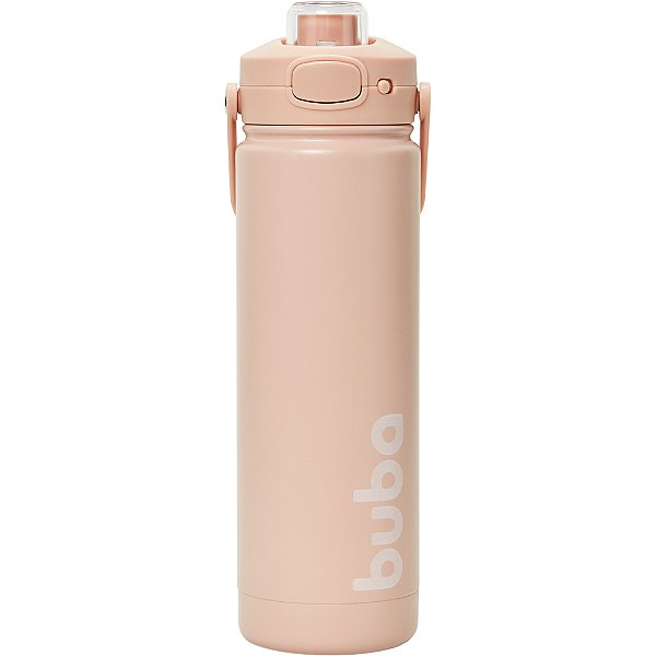 Copo Termico Parede Dupla, 600ml, Bege - Buba