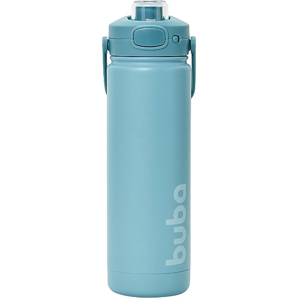 Copo Termico Parede Dupla, 600ml, Verde - Buba