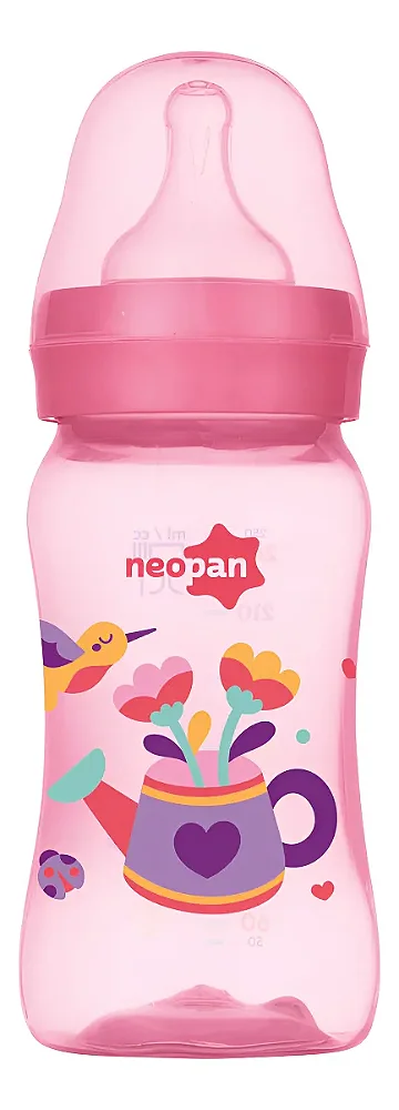 Mamadeira Criativa, 70ml, Rosa - Neopan