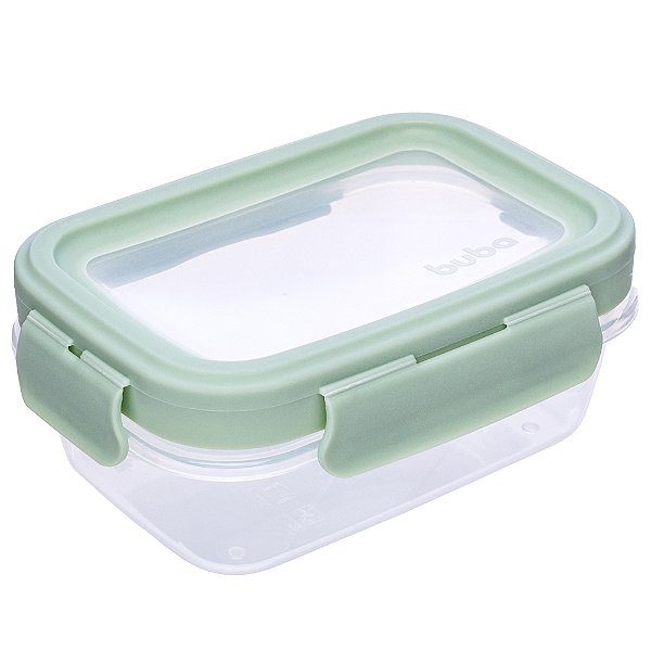 Kit 3 Potinhos Hermeticos, Verde - Buba