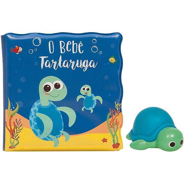 Livrinho de Banho, O Bebê Tartaruga + Tartaruguinha - Buba