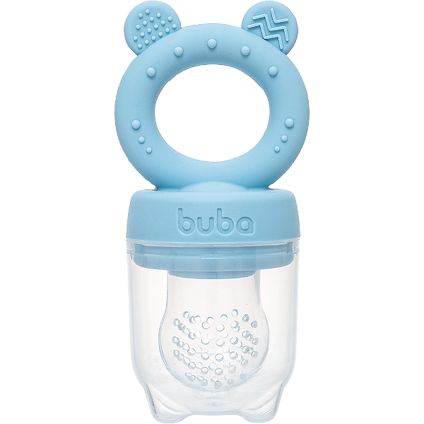 Porta-Frutinhas em Silicone Ursinho Azul - Buba