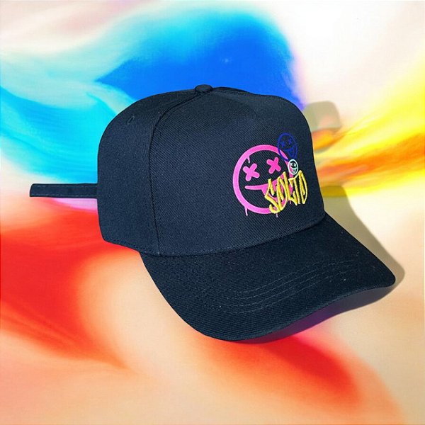 BONÉ SOLTO SMILE PUNK