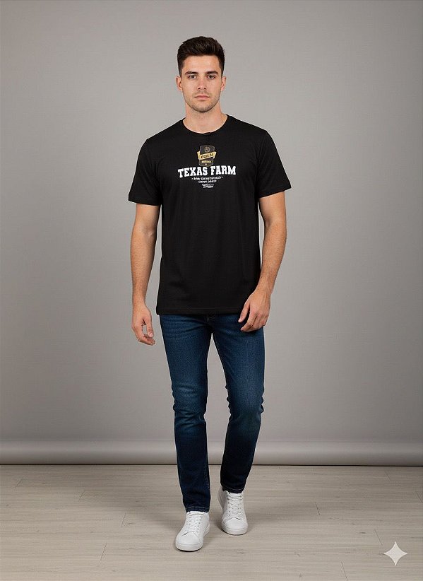 Camiseta Masculina Texas Farm Malha Egípcia Premium