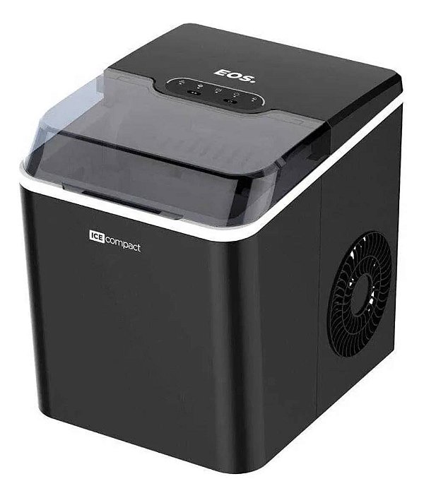 Máquina de Gelo 12kg EOS Ice Compact EMG04P Preto 127V