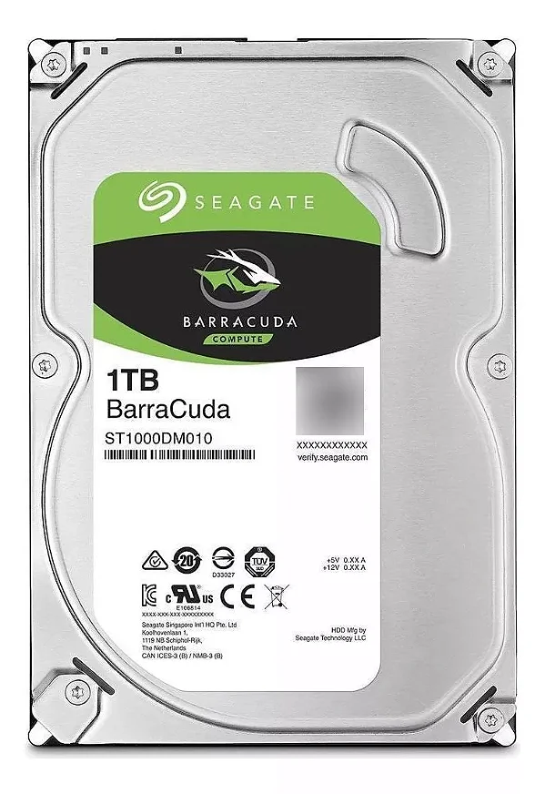 HD Seagate Barracuda 1TB SATA - ST1000DM010