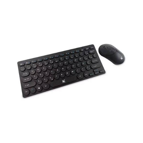Kit Mouse e Teclado Sem Fio Maxprint Freestyle V2 ­ Preto