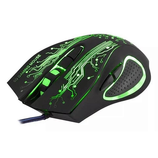 Mouse Gamer X9 Gaming IMICE Ergonômico com fio USB