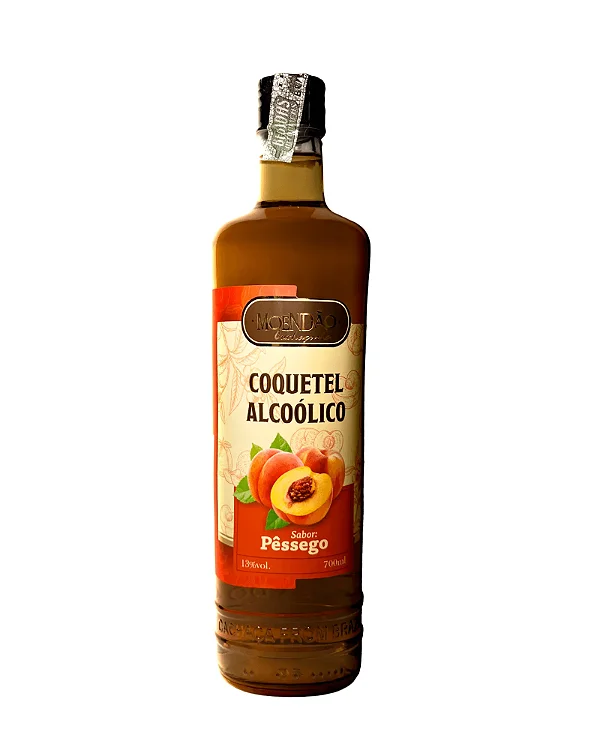 Cachaça Moendão Coquetel Alcoólico Pêsssego 700ml