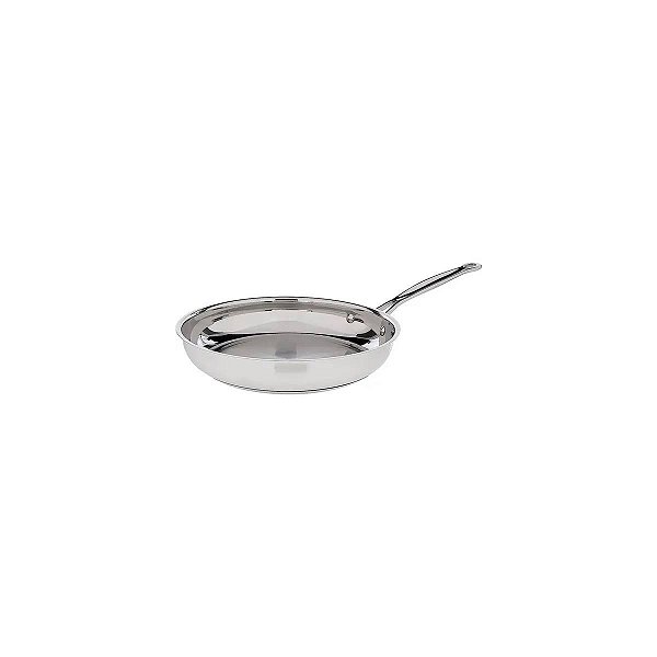 Frigideira Inox Cuisinart Classic com Tampa de Vidro 30 cm