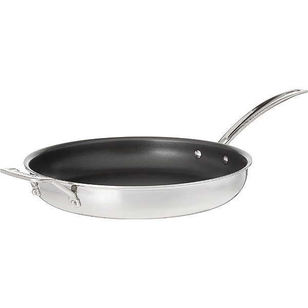 Panela Aço Inox Cuisinart Multiclad 30 Cm MCP22-30HNSN