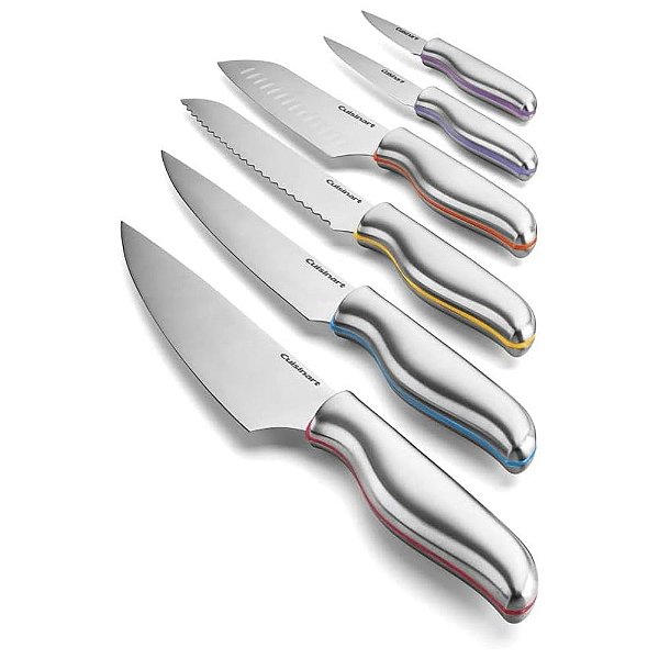 Conjunto Facas Cuisinart c/ Protetor 12 Peças - C77-12PCS