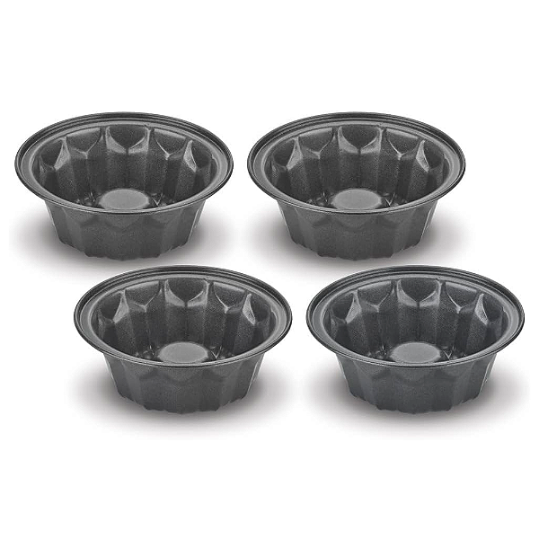 Conjunto De Formas Cuisinart Mini Bundt 4 Peças Cmbm-4Bnt