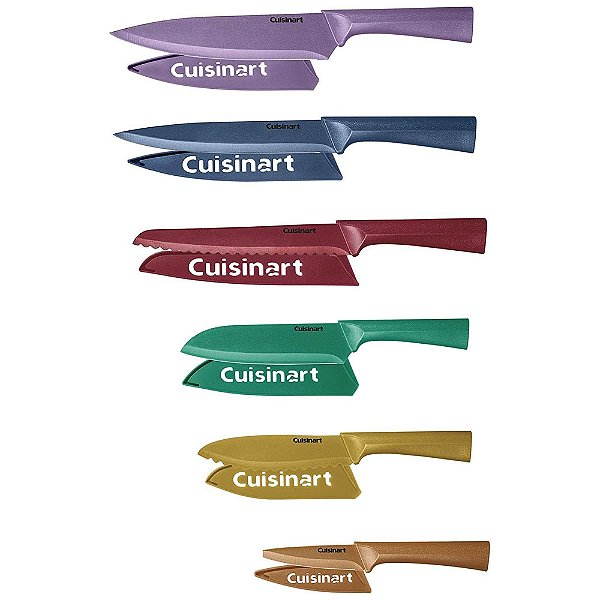 Conjunto de Facas Cuisinart Colors Protetor 12pç - C55-12PMC