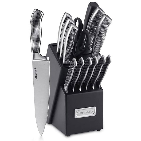 Conjunto De Facas Bloco Cuisinart Graphix 15 Peças C77Ss-15P