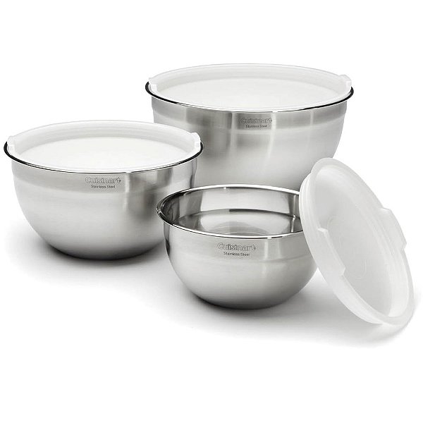 Conjunto Bowl Inox Cuisinart 3 Peças Ctg-00-Smb