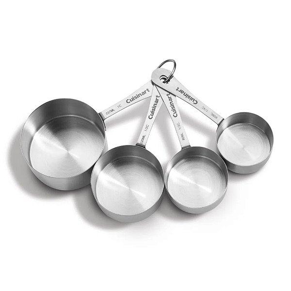 Conjunto Copo Medidor Cuisinart Aço Inox 4 Peças Ctg-00-Smc