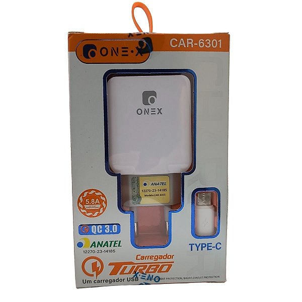 Carregador Tipo-c Onex car-6301
