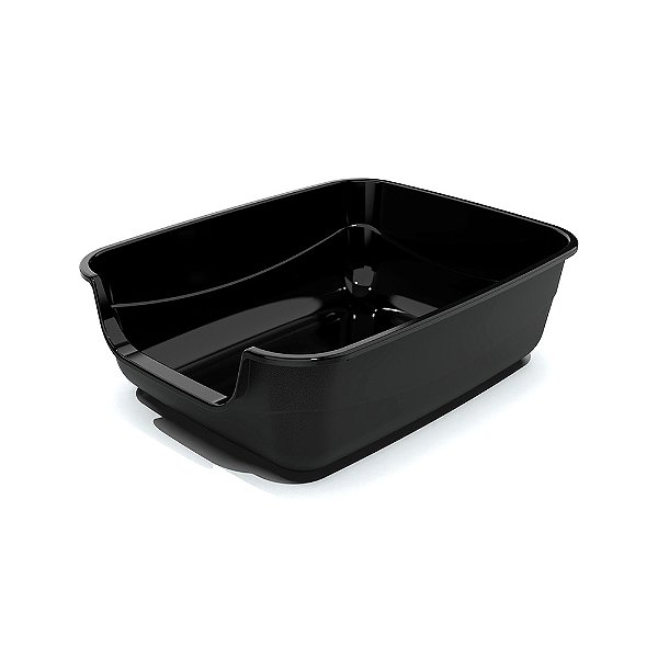 Bandeja Higienica Pet Injet Jumbox Gatos - Preta