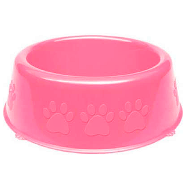 Comedouro Perolizado Luxo Pet Injet 600Ml - Rosa