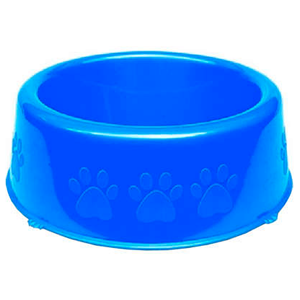 Comedouro Perolizado Luxo Pet Injet 600 Ml - Azul
