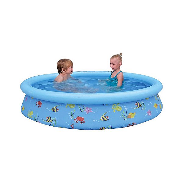 Piscina Inflável Infantil Estampa Divertida 1000L Bel