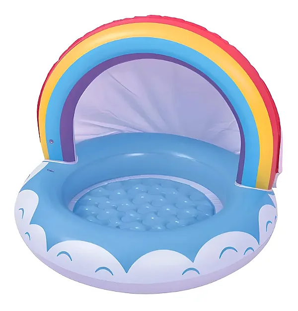 Piscina Inflável Infantil Jilong Arco Iris 40 Litros