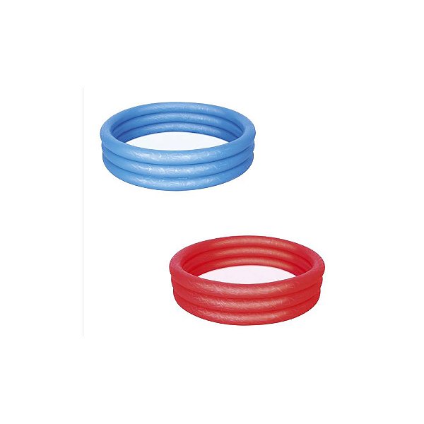 Piscina Splash e Sorria Bestway 18cm Azul e Vermelha - 51025