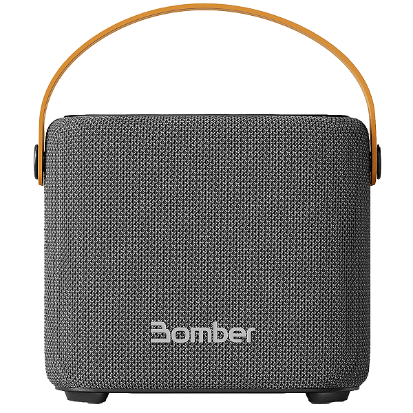 Caixa De Som Portátil Bluetooth Bomberbag Potente P2 Tws Cinza