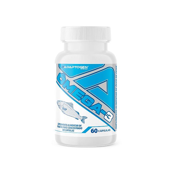 Ômega 3 Epa 660mg Dha 440mg 60 Cápsulas Suplemento Óleo de Peixe Adaptogen