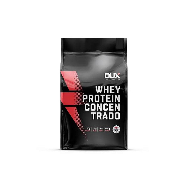 Whey Protein DUX Concentrado 1800G - Morango