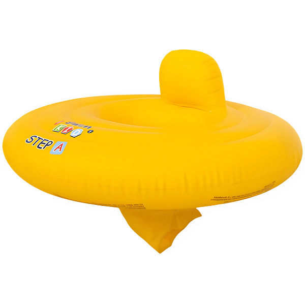 Assento de Perninhas Inflavel Jilong Baby Amarelo 69cmx69cm