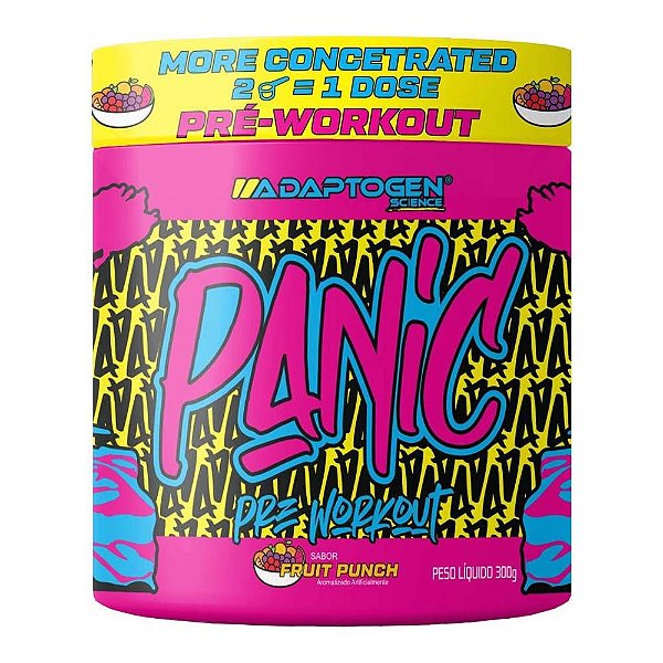 Panic Pré-Treino Ponche de Frutas 300G