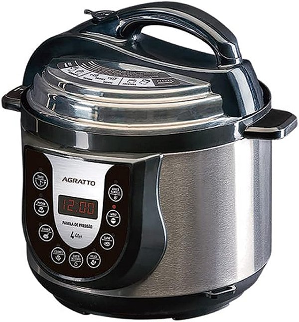 Panela de Pressão Elétrica Digital Agratto – 4L – 127V